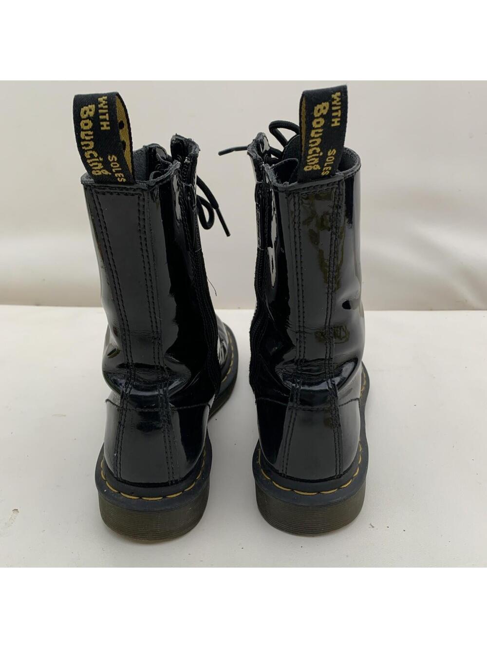 Dr Martens Patent Leather Combat Boots Sz 9 Womens - Picture 7 of 11